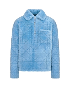 Мужская синяя шуба Dior