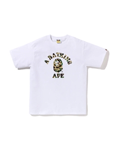 Футболка 1st Camo College, камуфляж A bathing ape®