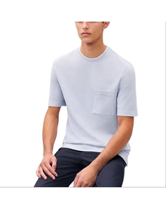 HERMES Футболка SS25 мужская светло-голубая Hermès