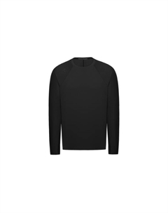 Футболка с рукавом реглан мужская, черный Descente