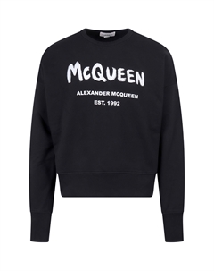 Свитшот мужской черный SS22 Alexander mcqueen