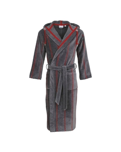 Мужской халат 530300, 1 шт., длинная модель, графит Carl ross