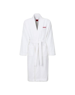 Халат для купания Terry Gown с поясом, белый Hugo underwear