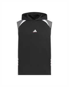 Баскетбольный топ мужской, черный/серый Adidas