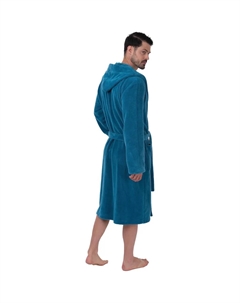 Мужской махровый халат 1106, 1 шт., уютный и легкий, Petrol Wewo fashion