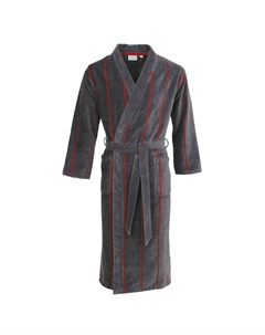 Мужской халат 530100, 1 шт., длинная модель, графит Carl ross