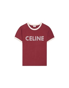 Футболка мужская виноградный красный Celine