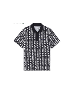 Мужская поло черно-белая Lacoste