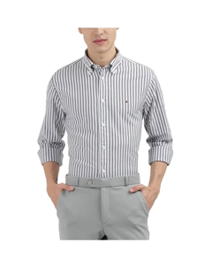 Серая мужская рубашка, серый Tommy hilfiger