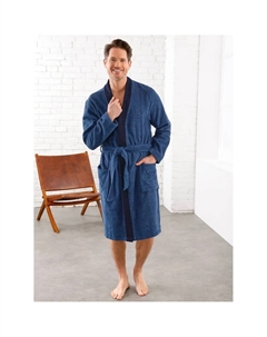 Уютный халат, Jeansblau Feel good