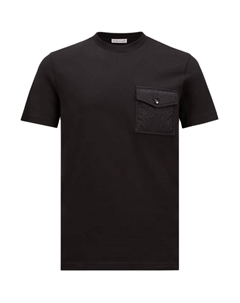 Футболка с коротким рукавом, черный Moncler