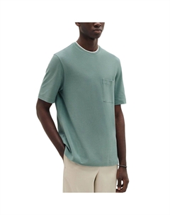 HERMES Футболка мужская селадоновая зеленая Hermès