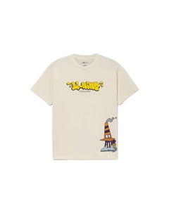 Футболка для скейтборда мужская ecru Li-ning