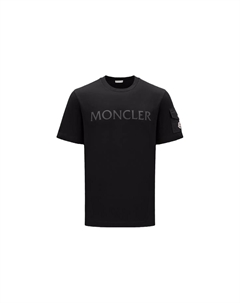 Футболка с коротким рукавом, черный Moncler
