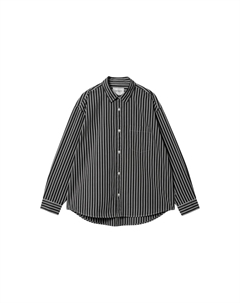 Рубашка Ligety Stripe мужская black Carhartt wip