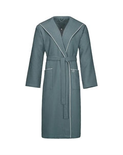 Мужской халат Tizian, идеально подходит для сауны и спа, отельный халат, утренний халат, 1 шт., структура вафельного пике, с хлопковой тесьмой, Flanell Bugatti