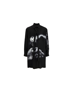 Рубашка Printed Coat, черный Yohji yamamoto