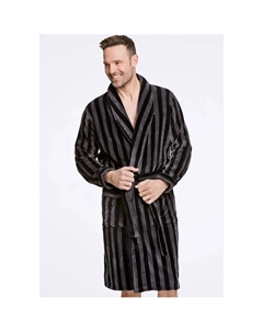 Банный халат, черный Bison