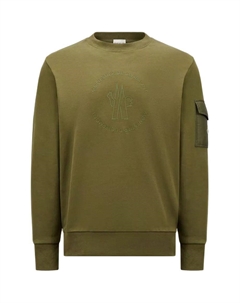 Свитшот с нашивкой-логотипом, Turquoise Moncler