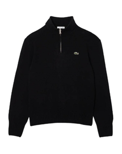 Полузип свитер, черный Lacoste