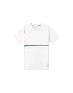 Rwb Striped Crewneck T Shirt, белый Thom browne