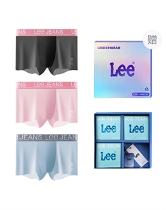 Классические трусы 101 мужские 3 шт, черный Lee