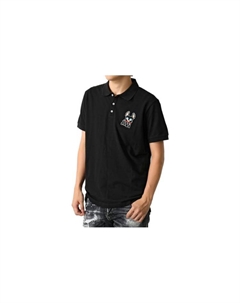 Мужская черная поло Dsquared2