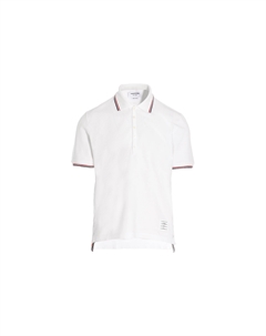 Поло мужское белое Thom browne