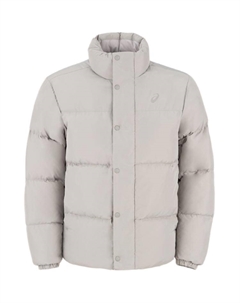 Серый пуховик для мужчин Asics