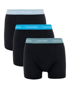 Трусы Trunk 3PK мужские 3 шт Black Calvin klein