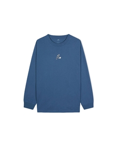 Полуоверсайз свитшот мужской, синий New balance