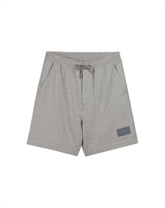 Шорты с лого-патчем в эффекте меланж, серый Y-3