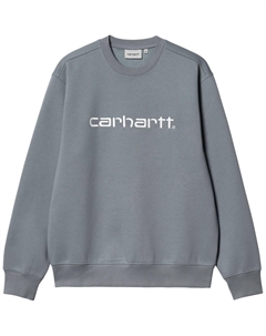 Свитшот с вышитым логотипом, серый Carhartt wip