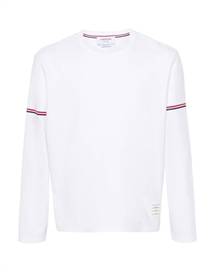 Футболка RWB Stripe Crewneck, белый Thom browne