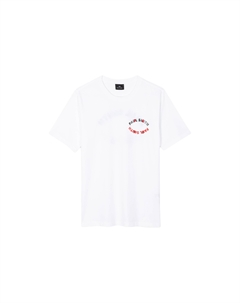 Футболка Smiley Series мужская белая Paul smith