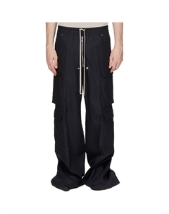 Двойные карго джинсы, черный Rick owens drkshdw