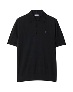 Шерстяная поло, черный Burberry