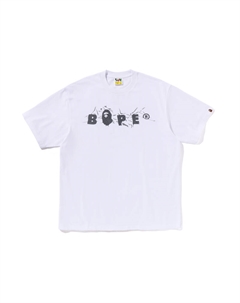 Футболка с принтом логотипа, белый A bathing ape®