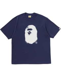 Футболка с принтом логотипа, синий A bathing ape®