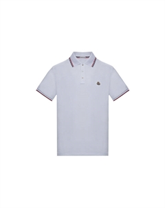 Поло SS21 мужская белая Moncler