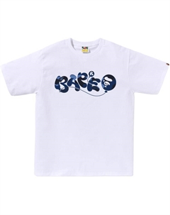 Футболка FW25 мужская, белый/синий A bathing ape®
