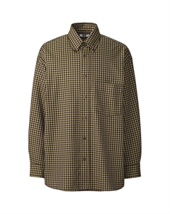 Рубашка U Collection мужская earth yellow Uniqlo