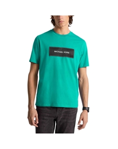 Футболка мужская травянисто-зеленая Michael kors
