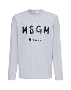 Футболка мужская светло-серая, светло-серый Msgm