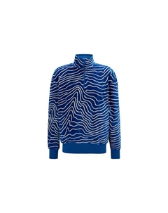 Синий мужской свитшот Hugo boss