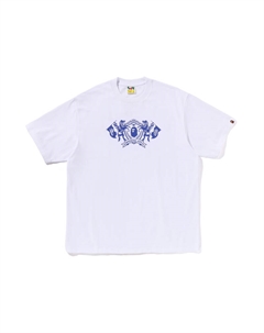 Футболка с принтом логотипа, белый A bathing ape®