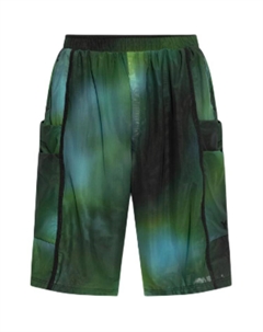 Шорты Adidas Y 3 Allover Print Mesh, зеленый Y-3