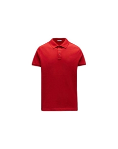 Красная поло для мужчин Moncler