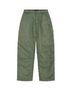 Брюки повседневные мужские зеленые FW24 We11done