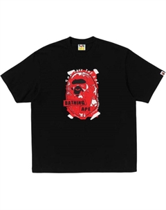 Футболка Graffiti Ape Head, черный A bathing ape®